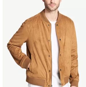 Levi's Faux Suede Varsity Bomber Jacket